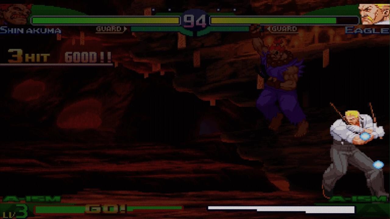 Street Fighter Alpha 3 Upper Shin Akuma vs Eagle