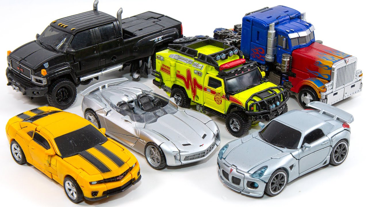 Transformers Movie Autobots Optimus Prime Bumblebee Jazz Sideswipe Ironhide Ratchet Car Robot Toys