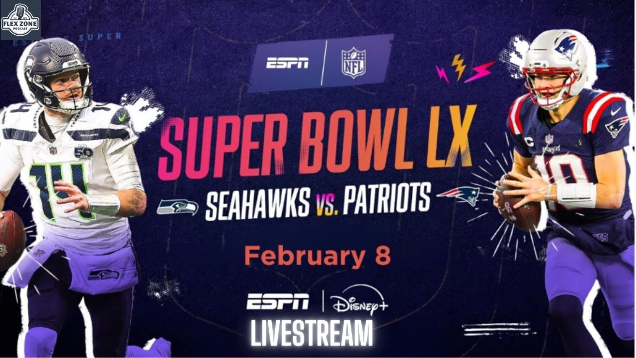Super Bowl LX: Seattle Seahawks vs. New England Patriots Livestream Watch Along! | Bad Bunny LIVE!