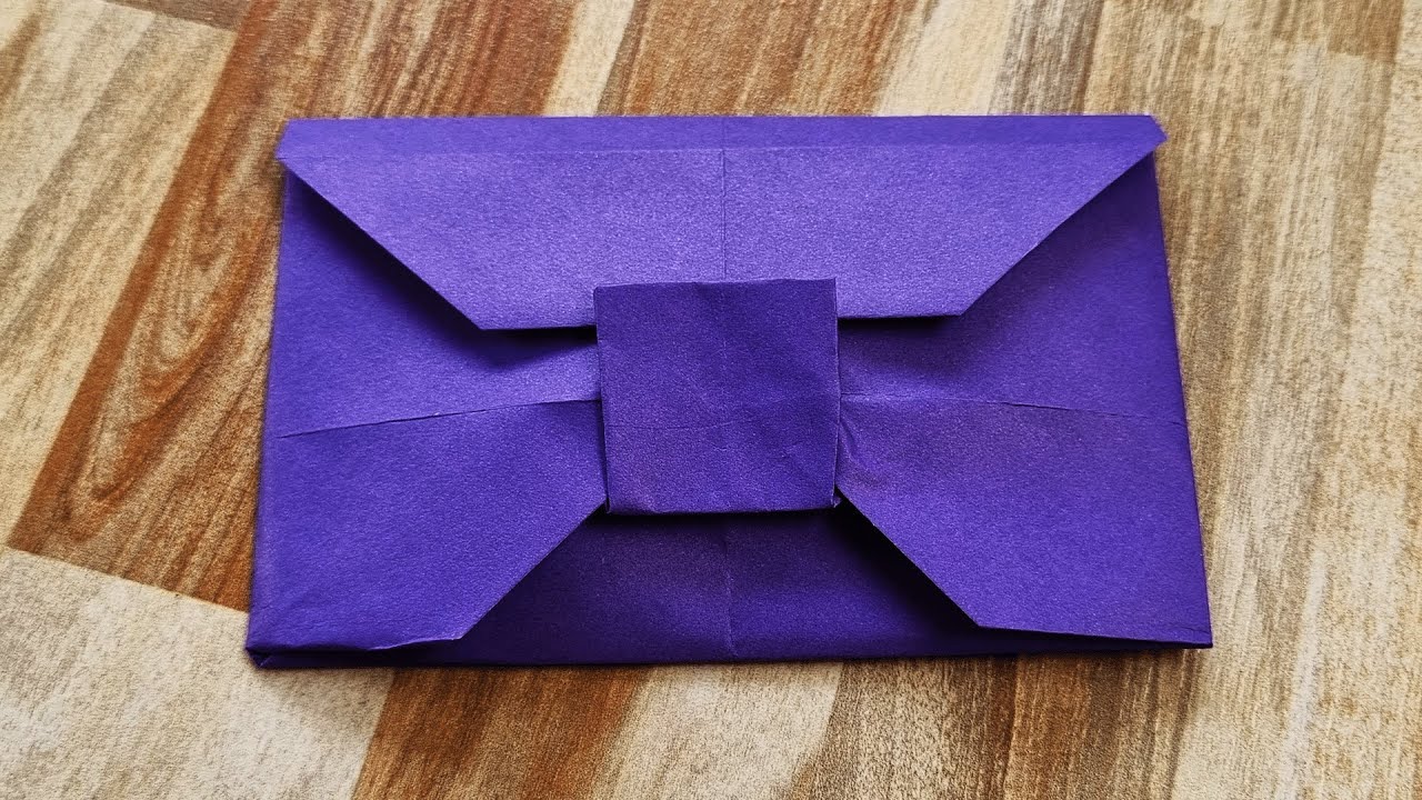 How to Make a Origami Pull ENVELOPE
