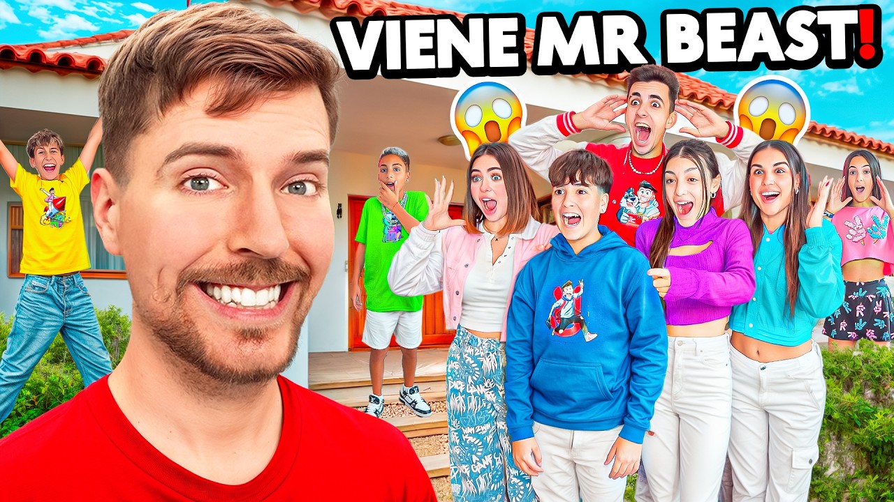 &iexcl;MRBEAST VIENE A NUESTRA CASA! *locura&nbsp;total!*