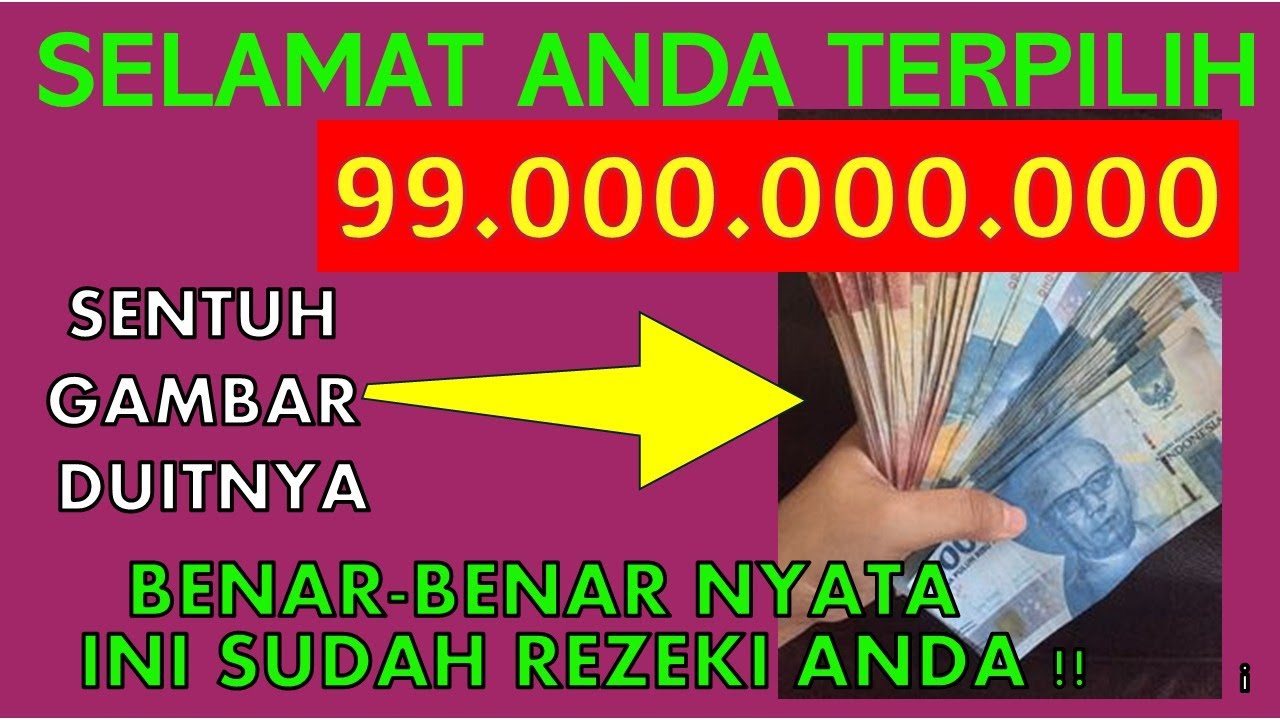 SELAMAT ANDA TERPILIH HARI INI ✅ UANG DATANG SENDIRI KERUMAH ANDA | Doa pembuka rezeki