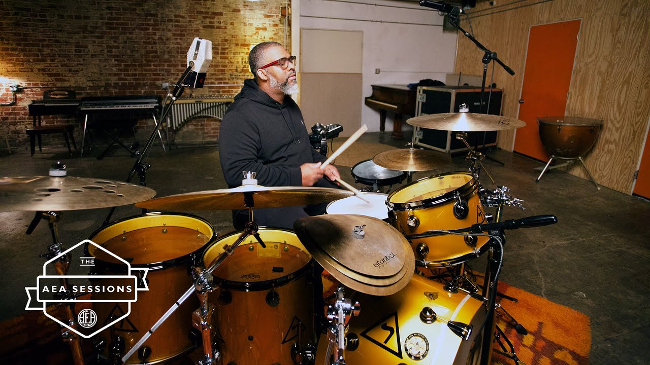 Trevor Lawrence Jr: Professional Drum Recording - AEA Sessions October 2019 | Aearibbonmics.com
