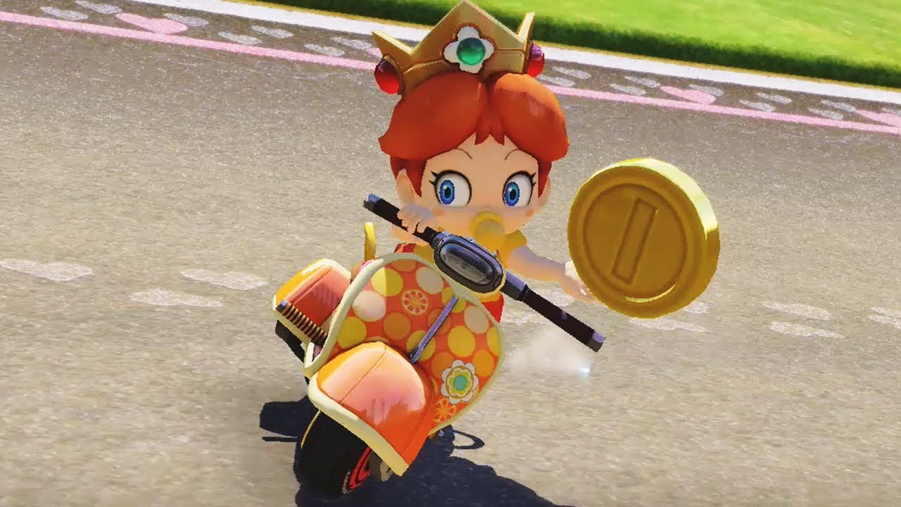 Mario Kart 8 Deluxe - Banana Cup 100cc (Baby Daisy Gameplay)