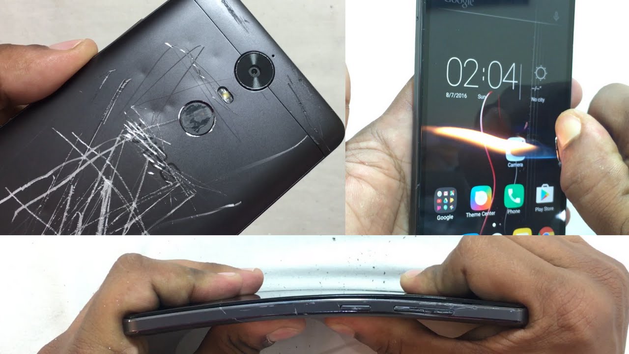 Lenovo Vibe K5 Note - Scratch test, Burn test, Hitting test, Bend test