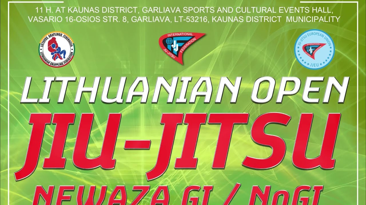 Intro to Lithuanian Open JIU JITSU (NEWAZA GI and NOGI) Championship 2023