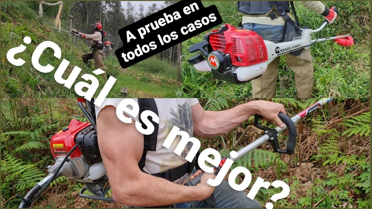 Mochila vs profesional. DESBROZADORA