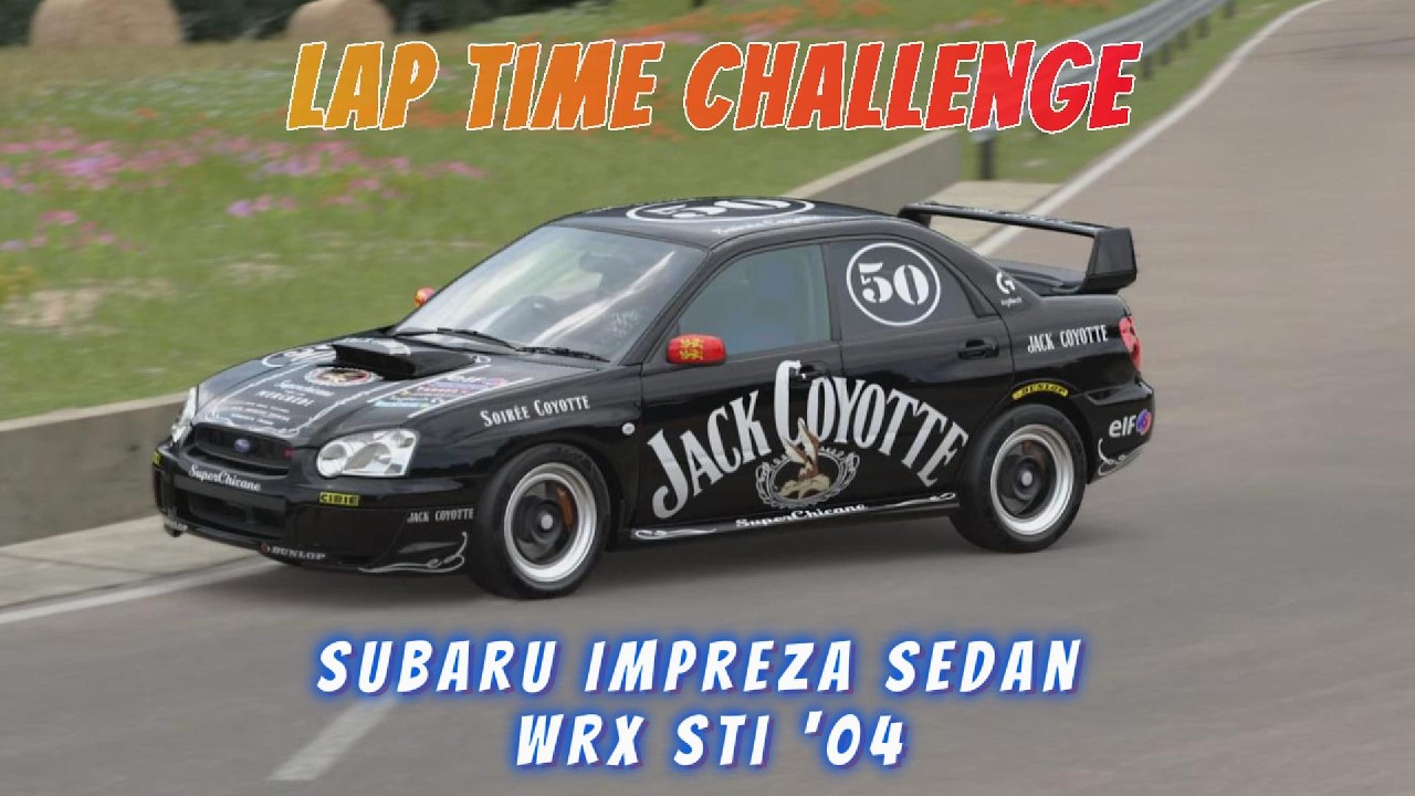 GT7 Lap Time challenge Subaru Impreza WRX STI '04 - Sardegna Piste A inversé