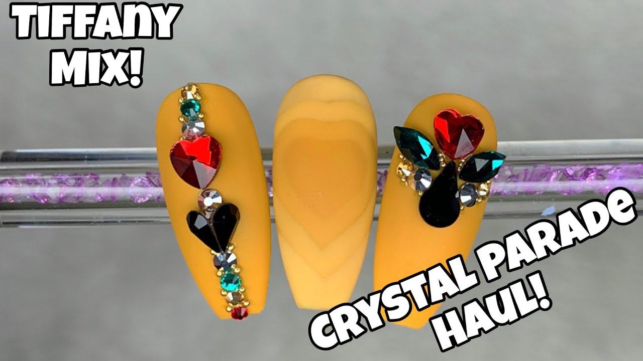 Crystal Parade Haul! | Crystal Organising | Tiffany Nail Art Mix