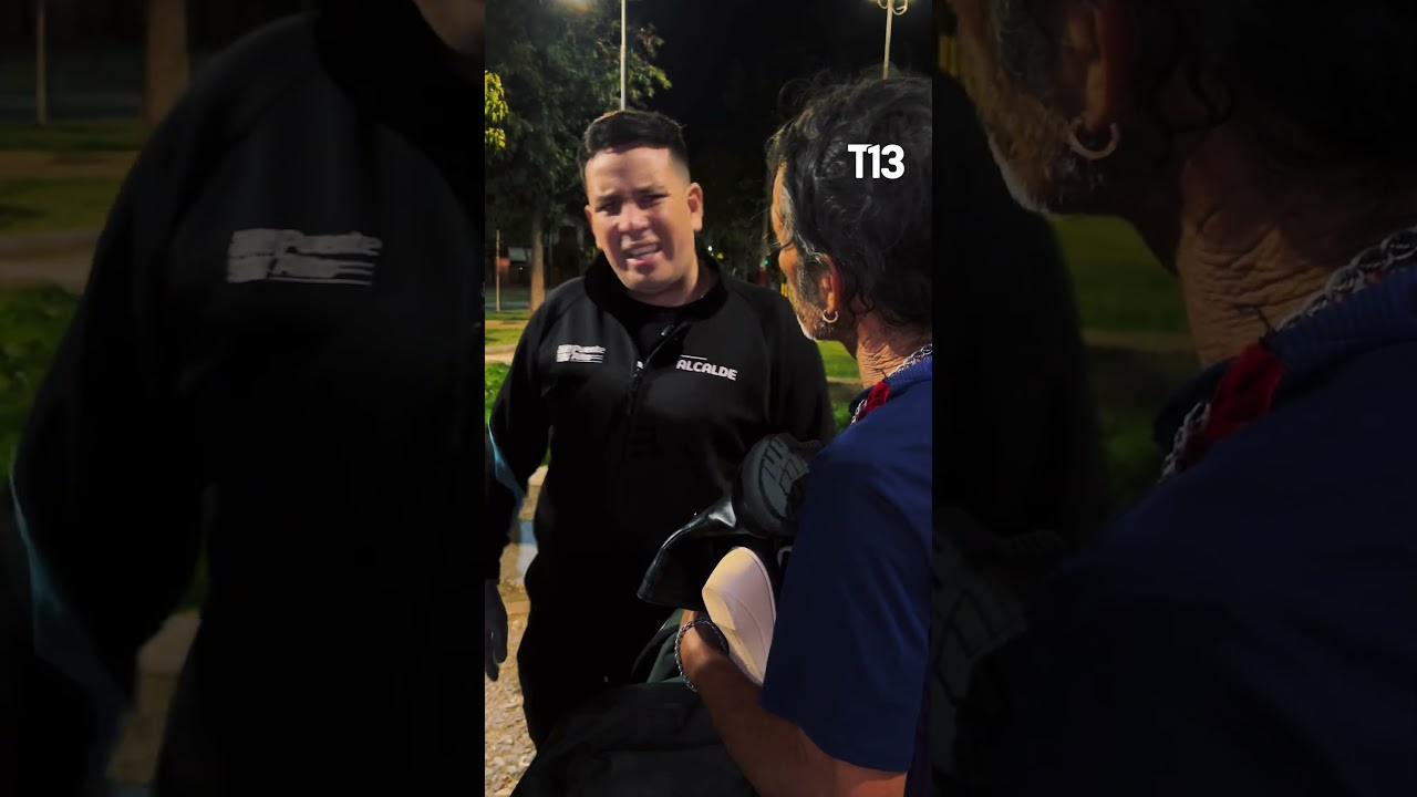 La viral discusi&oacute;n entre alcalde de Puente Alto y hombre en situaci&oacute;n de calle