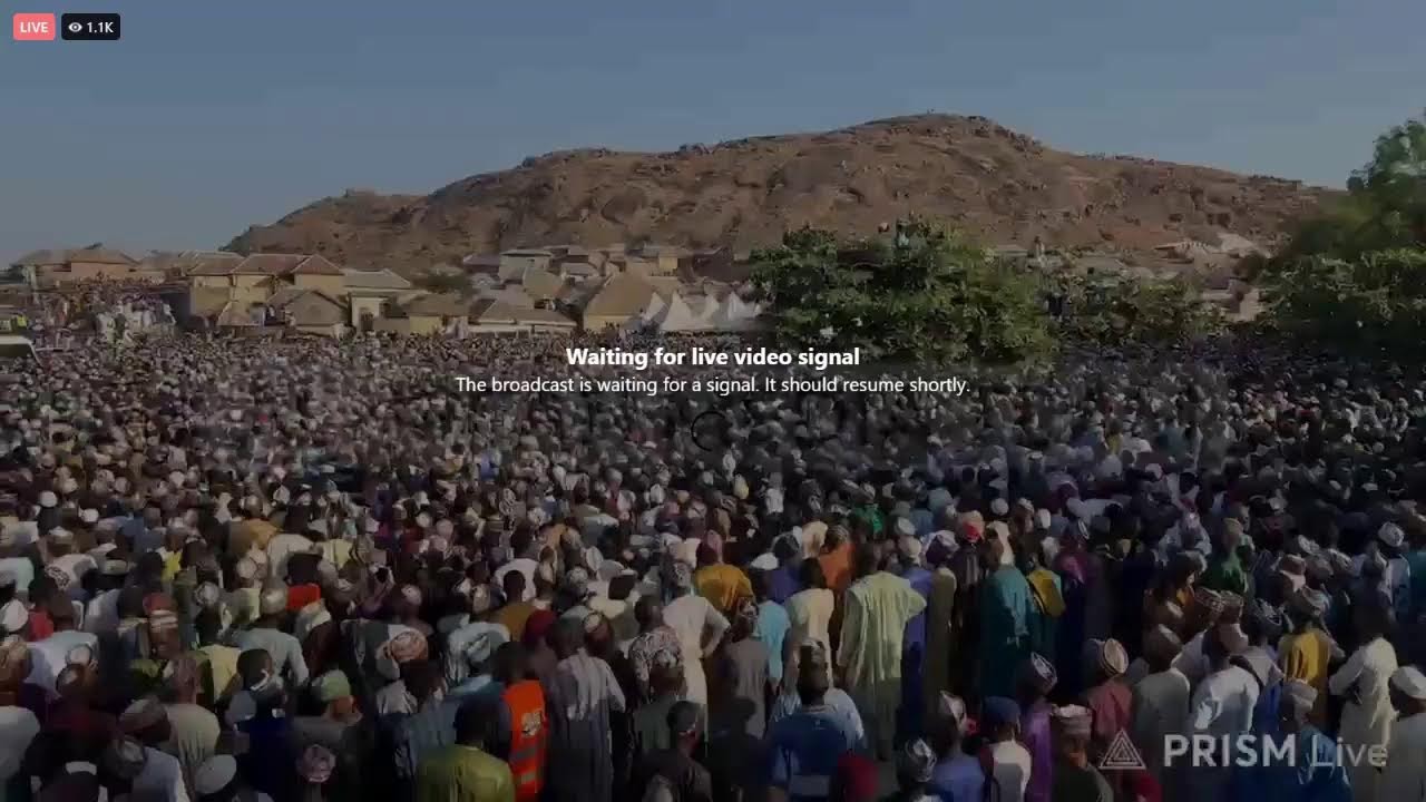 Kai Tsaye Daga Wajen Jana'izar Shiekh Dahiru Usman Bauchi.