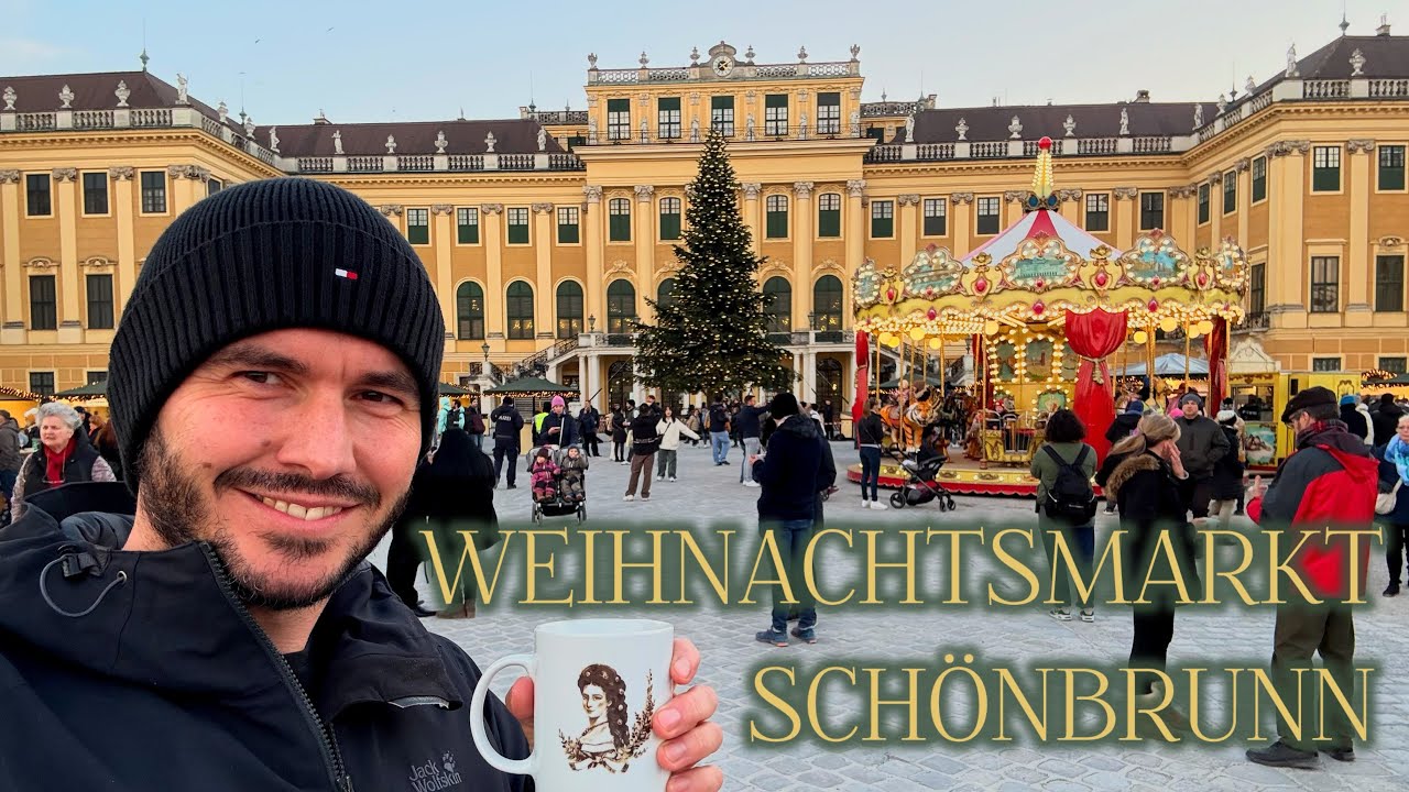 Vienna Christmas Market 🇦🇹🎄✨ Weihnachtsmarkt Schönbrunn 2024