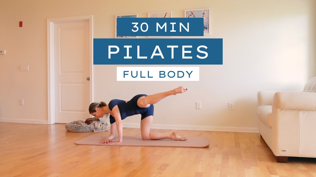 FULL BODY Home Workout | 30 Min PILATES FUSION (No Equipment + No Standing)