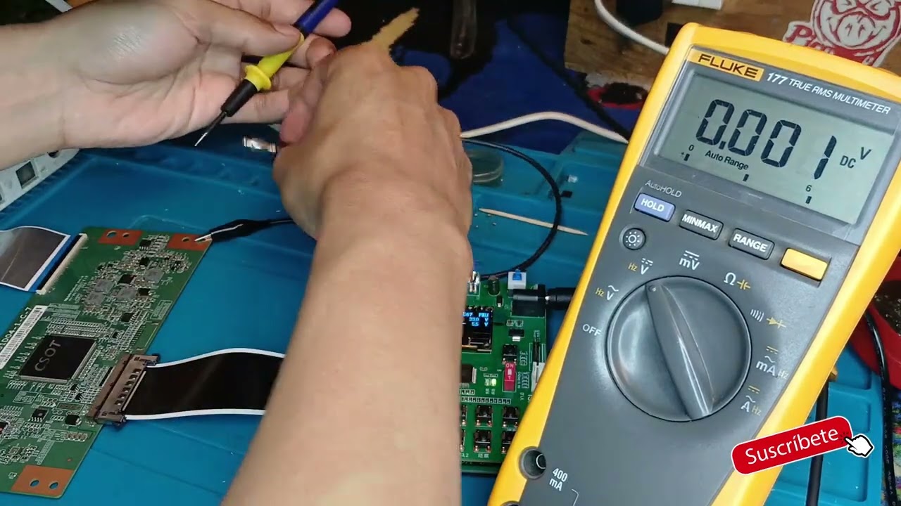 😁😁COMO MODIFICAR VOLTAJE VGH Y VGL EN T-CON😁😁