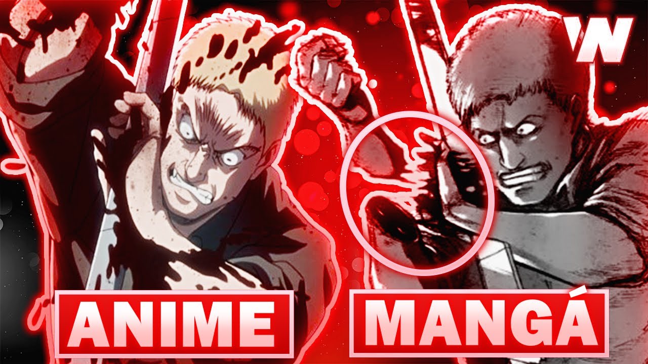 Censuras em ATTACK ON TITAN / Shingeki no Kyojin (Mang&aacute; VS Anime) 🚫