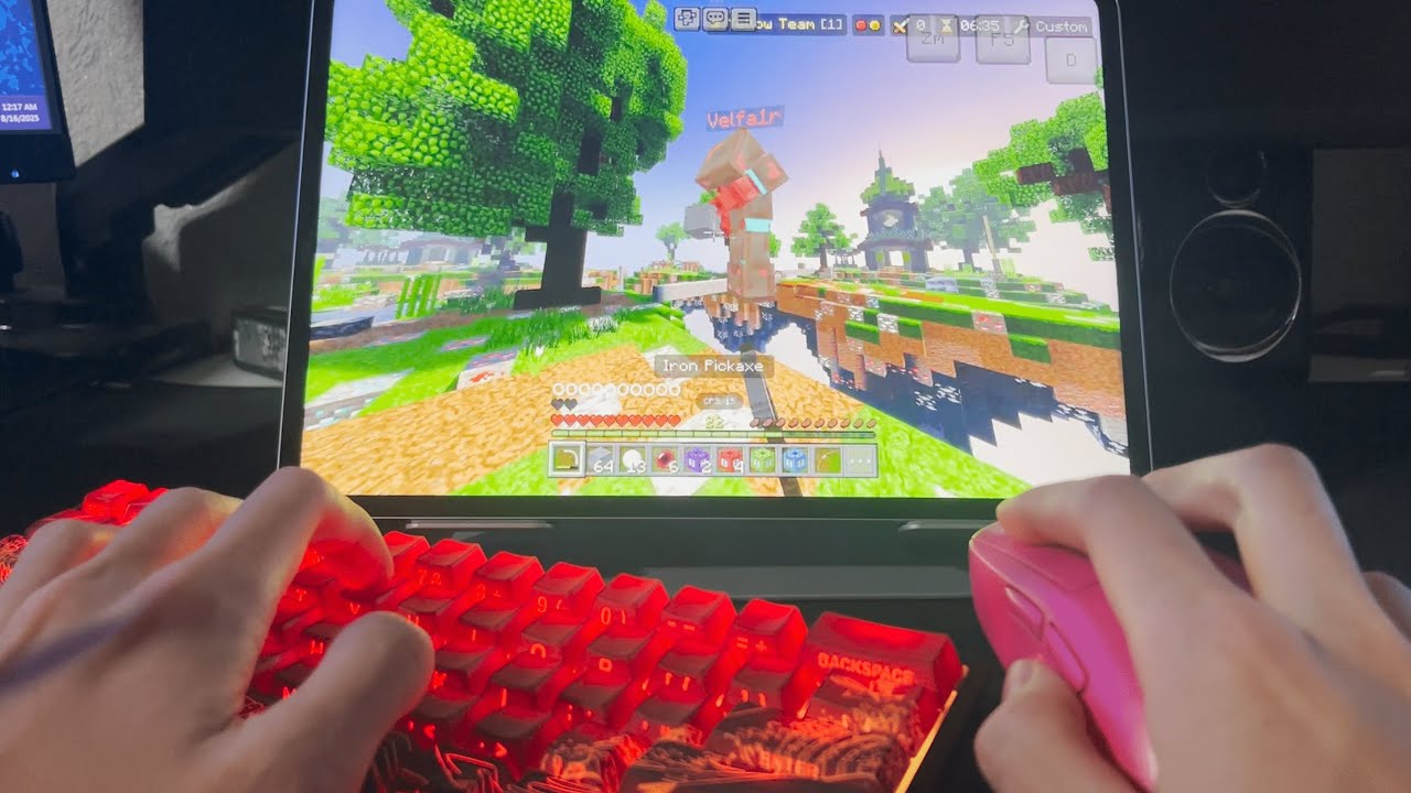 Hive Skywars With Handcam on KEYBOARD & MOUSE (Playing like a GOD)