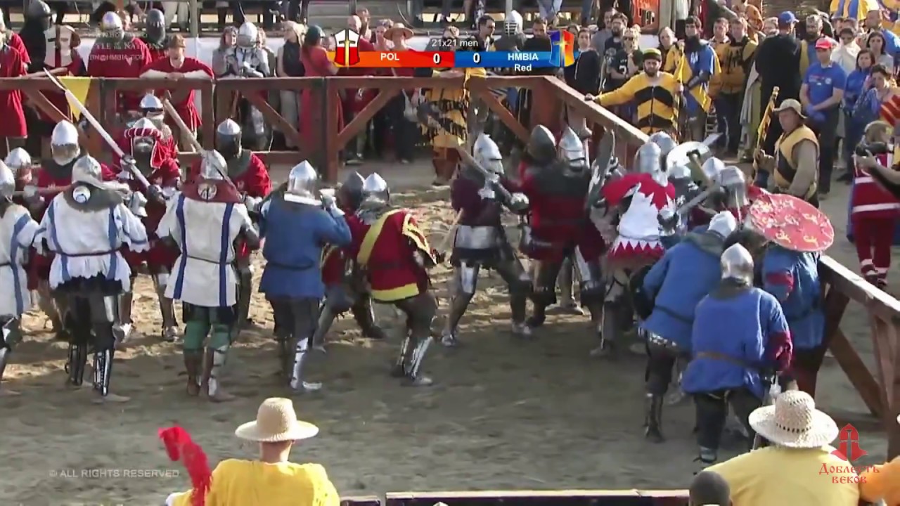 Battle of Nations 2018 4day 21х21 4fight Poland vs HMBIA Red