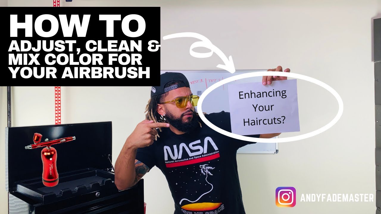 HOW TO ADJUST YOUR ENHANCEMENT AIRBRUSH AND MIX THE COLOR