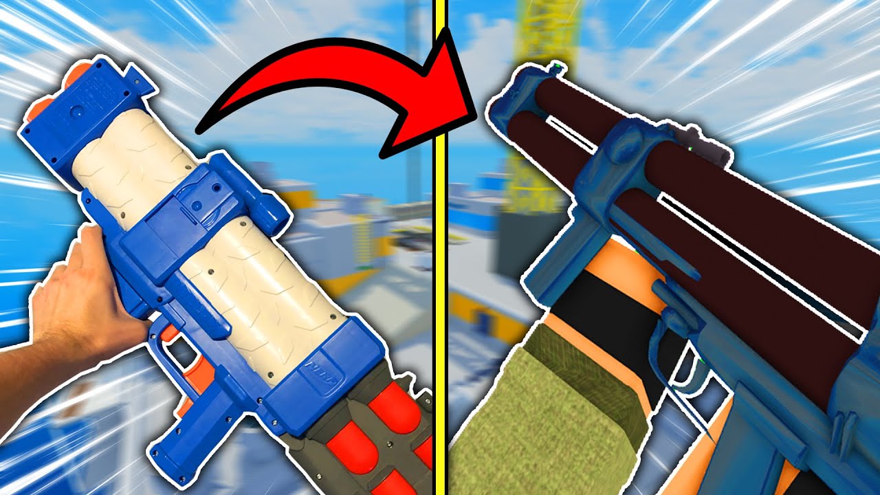 NEW ROBLOX ARSENAL NERF GUN...