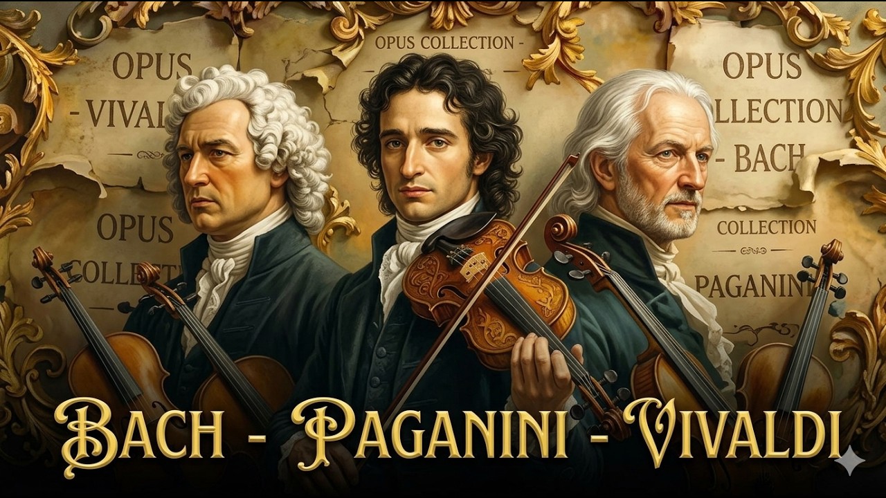 The Most Beautiful Classical Masterpieces by Vivaldi, Bach & Paganini