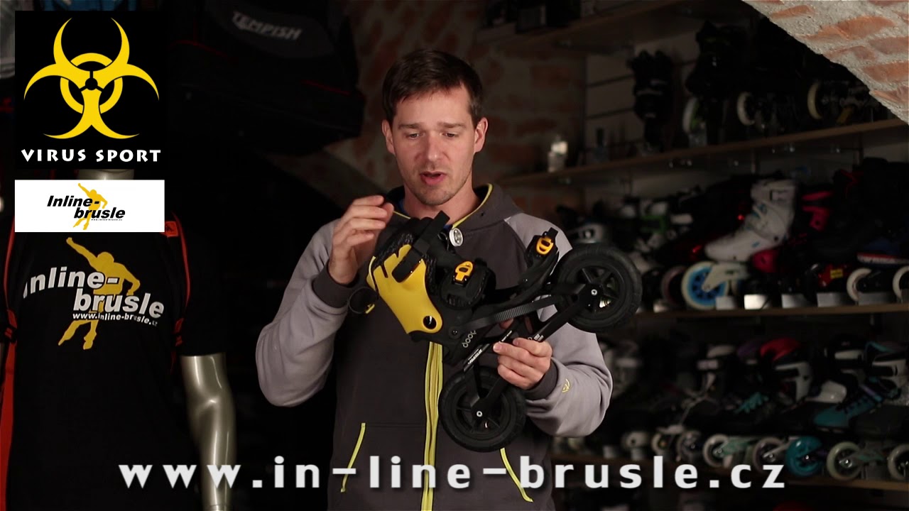 Kolečkové brusle Powerslide Doop Trinity Swift 150 Edge 2018