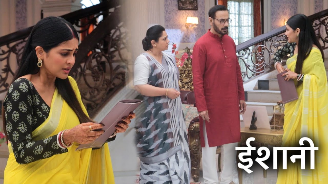 Ishani Serial On Location | Ishani is heartbroken after seeing Anurag's wedding card