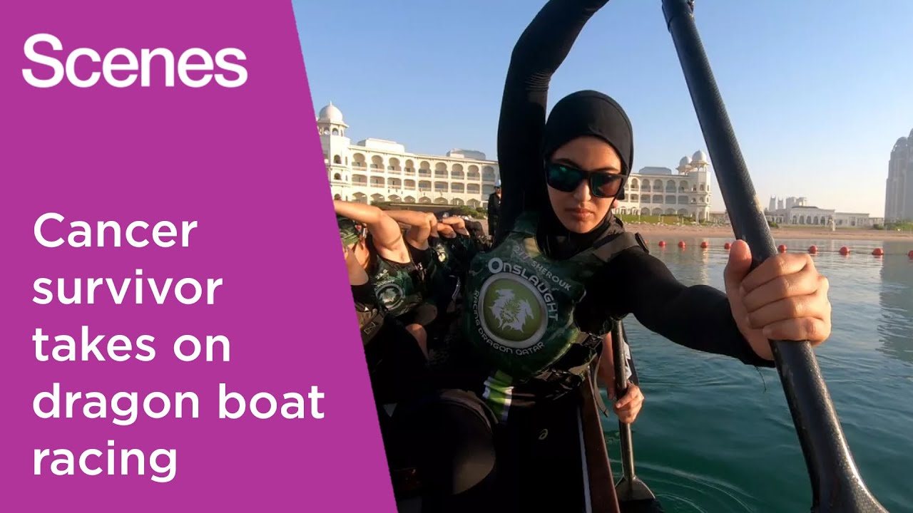 Watch: Qatar's cancer survivor paddles towards dragon boat success | Scenes