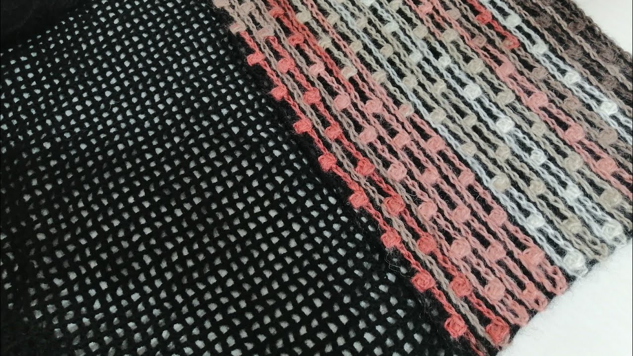 KAFES ÖRGÜ ÜSTÜNE ZİNCİR İŞLEME💥TEKNİĞİ #ALİZEDİVAOMBREBATİK #ALİZEANGORA #EASYTOCROCHETKNİTTİNG