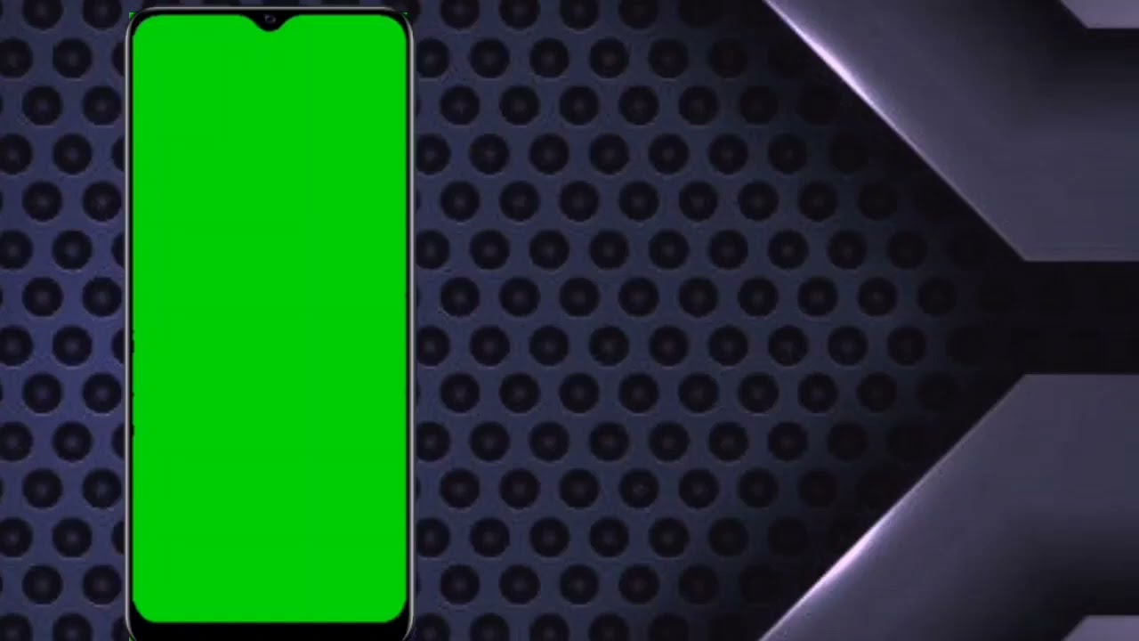 Green Screen Mobile Frame Background | Perfect for Video Editing