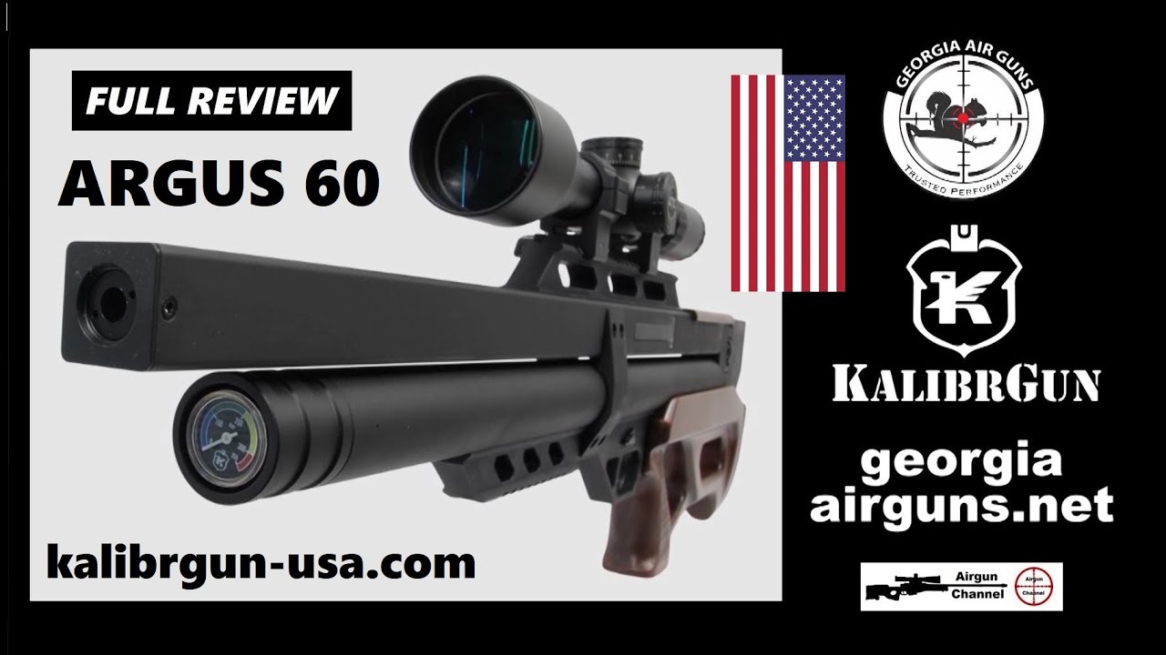 Kalibrgun ARGUS 60 (Full Review) a Top PCP Bullpup for Pellets or Slugs!