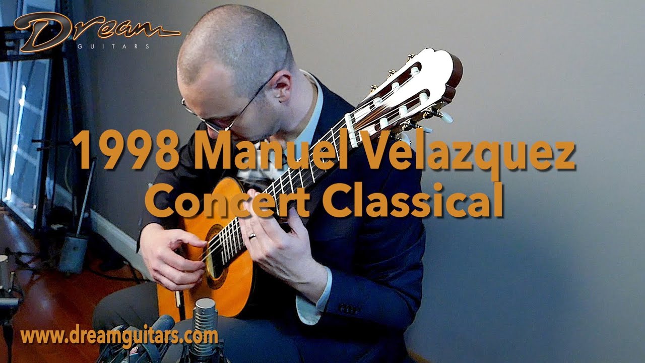 1998 Manuel Velazquez Concert Classical, Malaysian Blackwood & Spruce