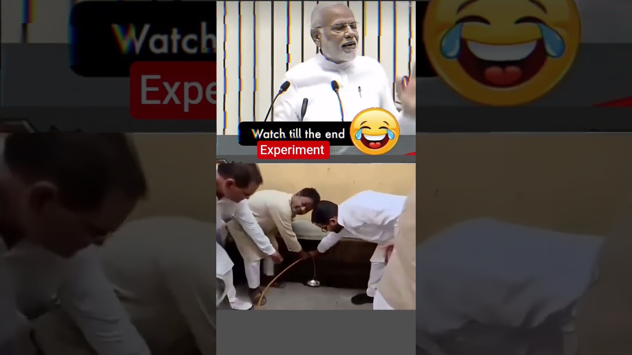 Narendra Modi Vs Sanjay Singh/gutter se CHai experiment #shorts