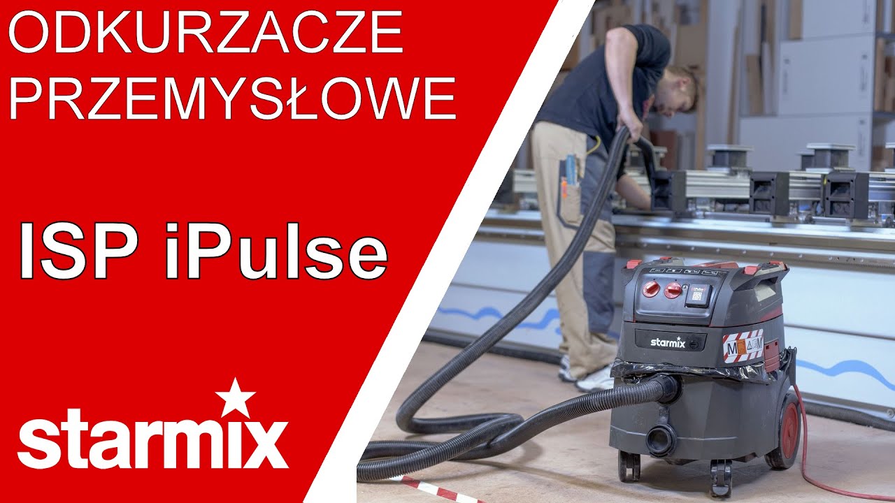 STARMIX ISP iPulse inteligentne odkurzacze przemysłowe