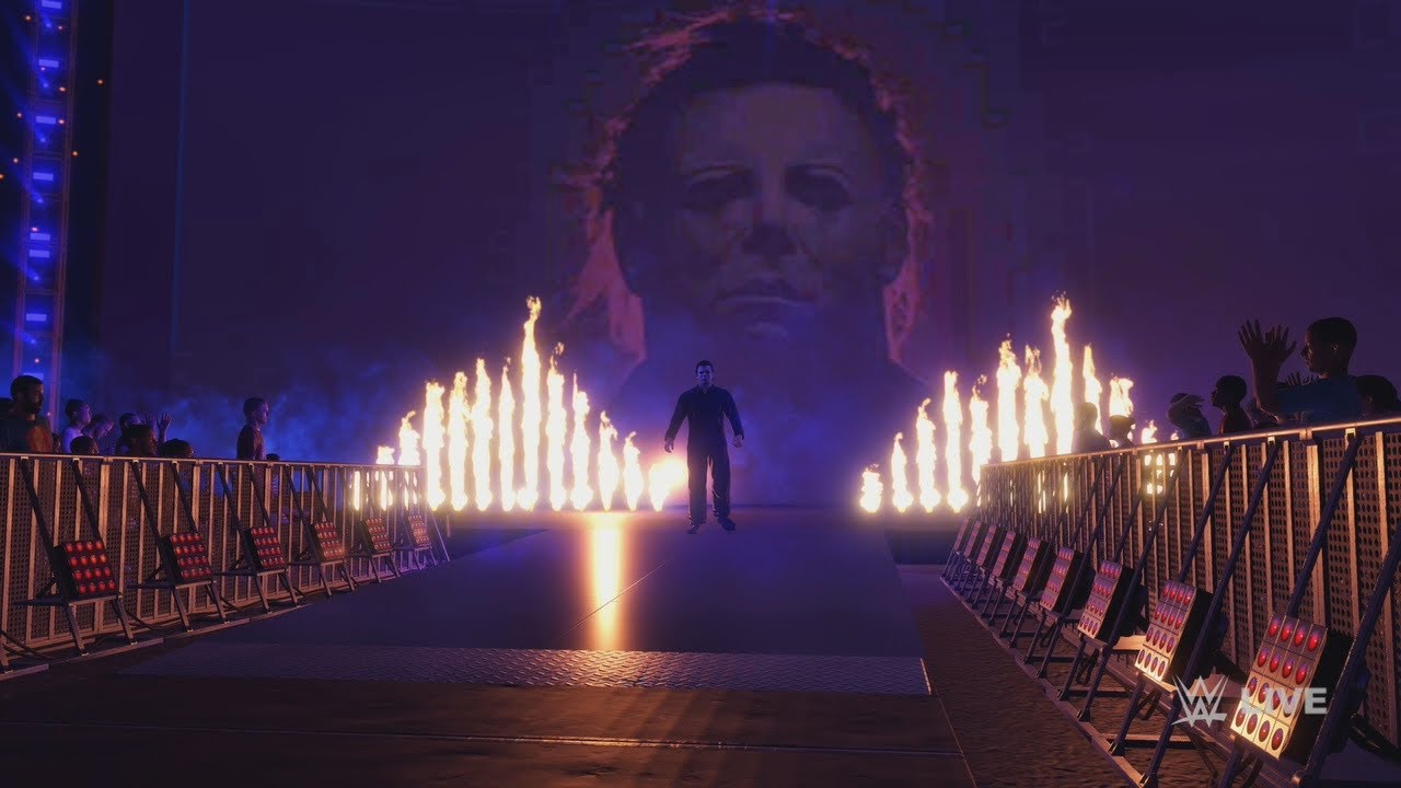 WWE2K22 MICHAEL MYERS ENTRANCE W/TUTORIAL (NO MODS)