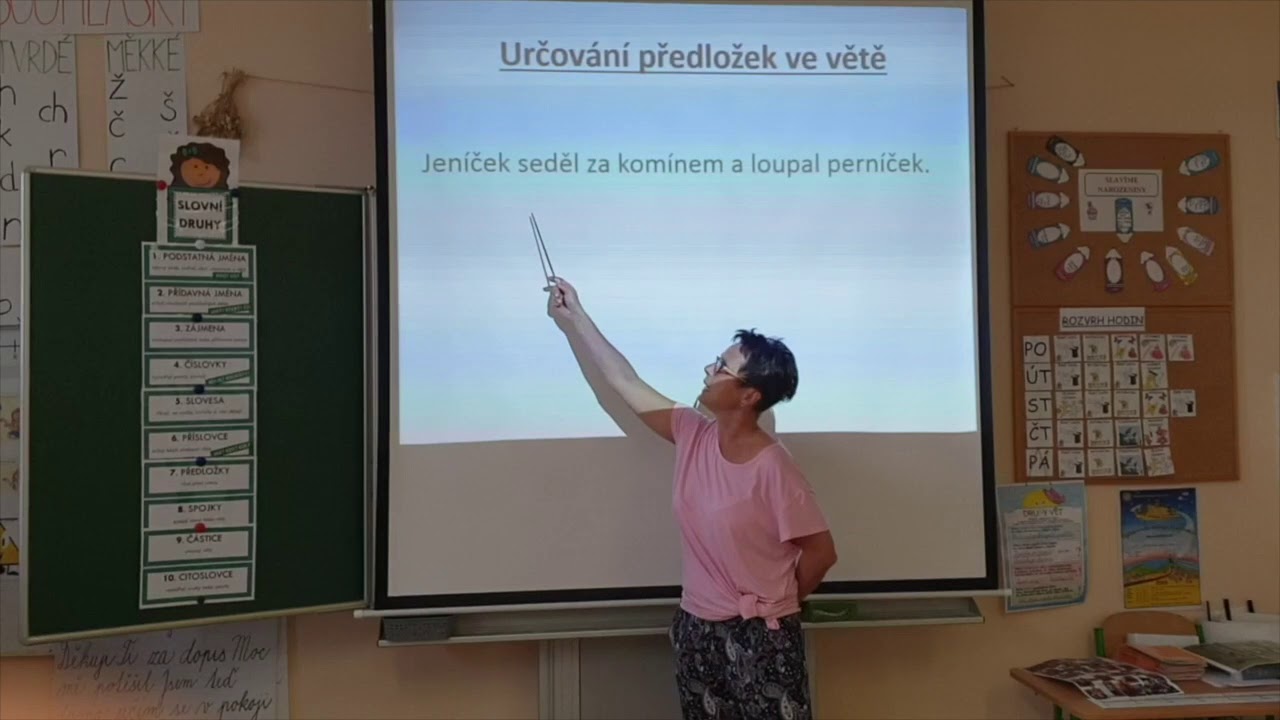 Předložky - 2. třída