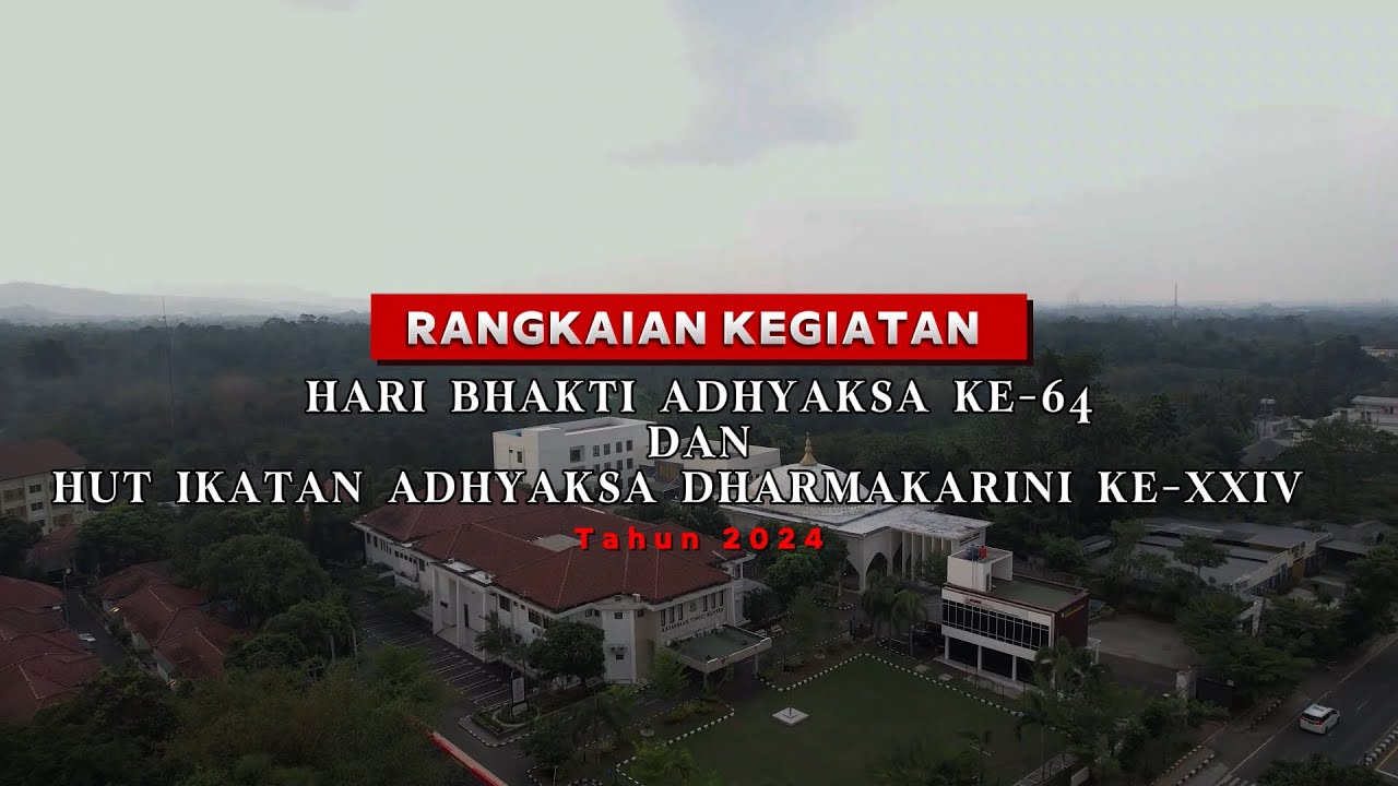 RANGKAIAN KEGIATAN HARI BHAKTI ADHYAKSA (HBA) KE-64 TAHUN 2024