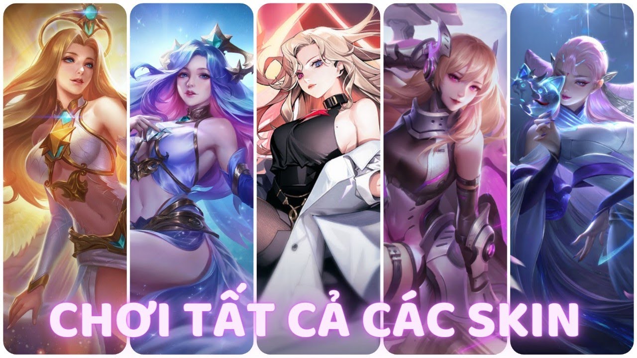 CHƠI TẤT CẢ CÁC SKIN CỦA LAURIEL từ trước đến nay, skin nào đáng để mua nhất?!!