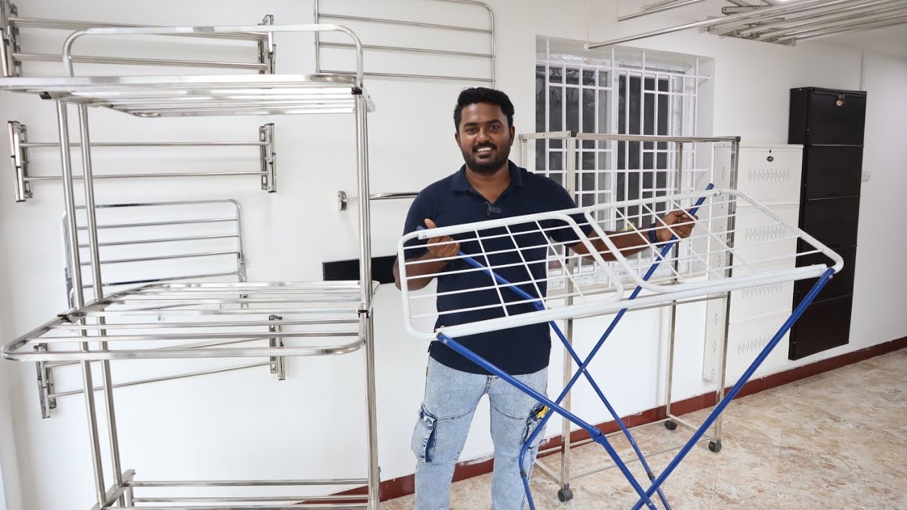 துணி காயவைக்க கவலை வேண்டாம் இனிமேல் | Portable and Space saving Cloth Drying Hangers