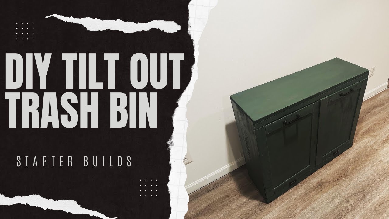 DIY Tilt Out Trash Bin