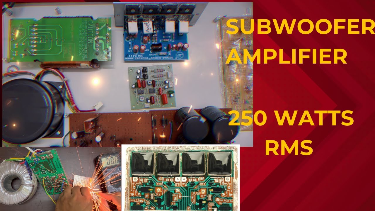 Subwoofer Amplifier  || DIY project||  How to make subwoofer amp || Build your own amplifier.