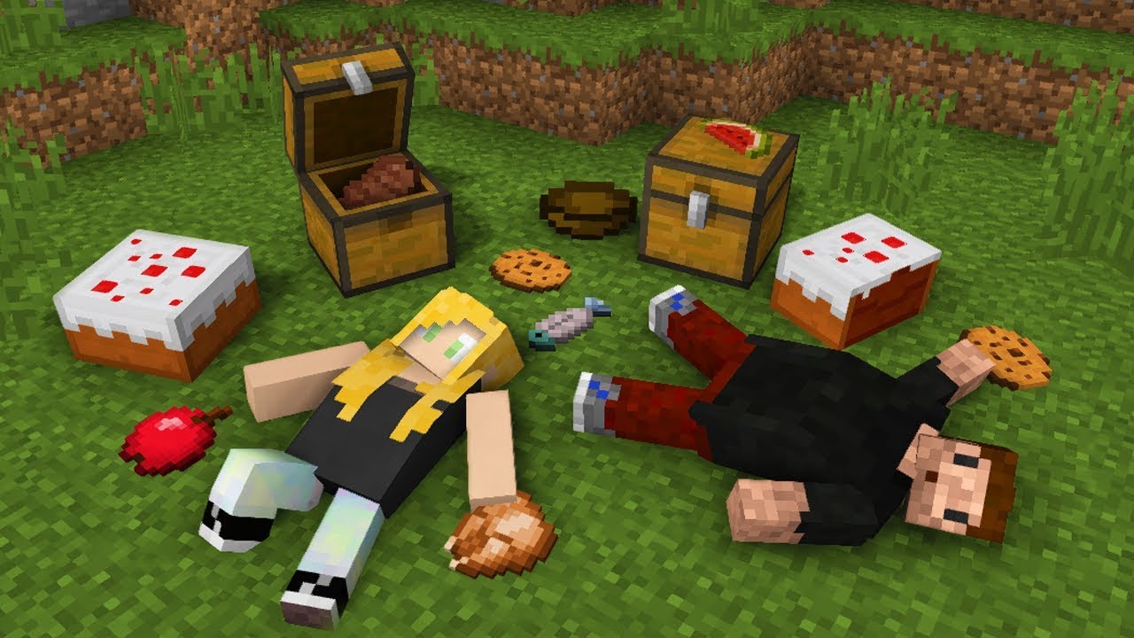 ZJEDLIŚMY WSZYSTKO NA MINECRAFT SURVIVAL! | AGU I ZIO
