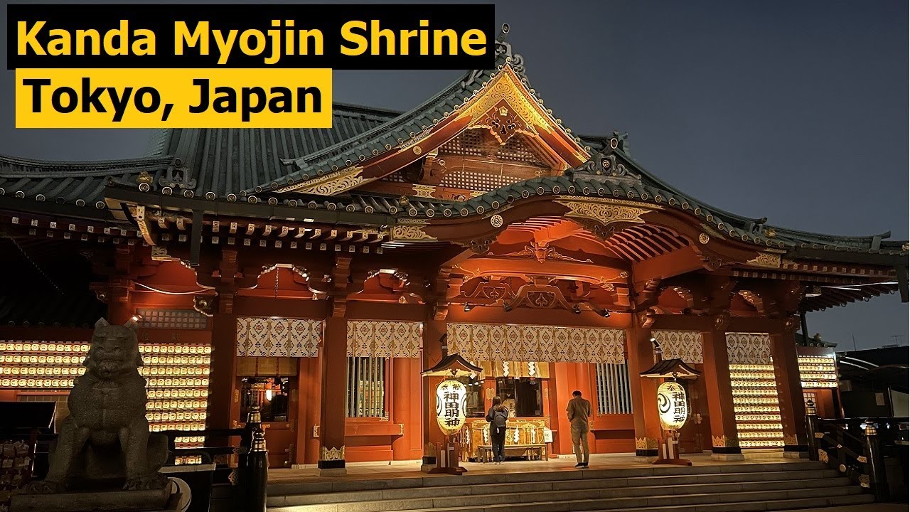 Kanda Myojin Shrine, Tokyo, Japan (Night View) - Oldest Shrine in Tokyo