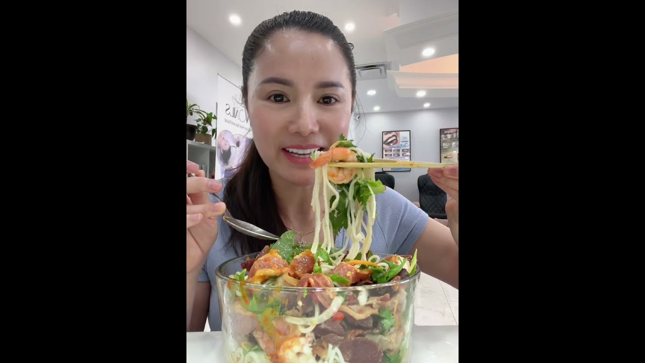 Mời CácBạn ĂnSáng BúnTôm Và Thịt BaRọi Chiên Với Mình Ạ