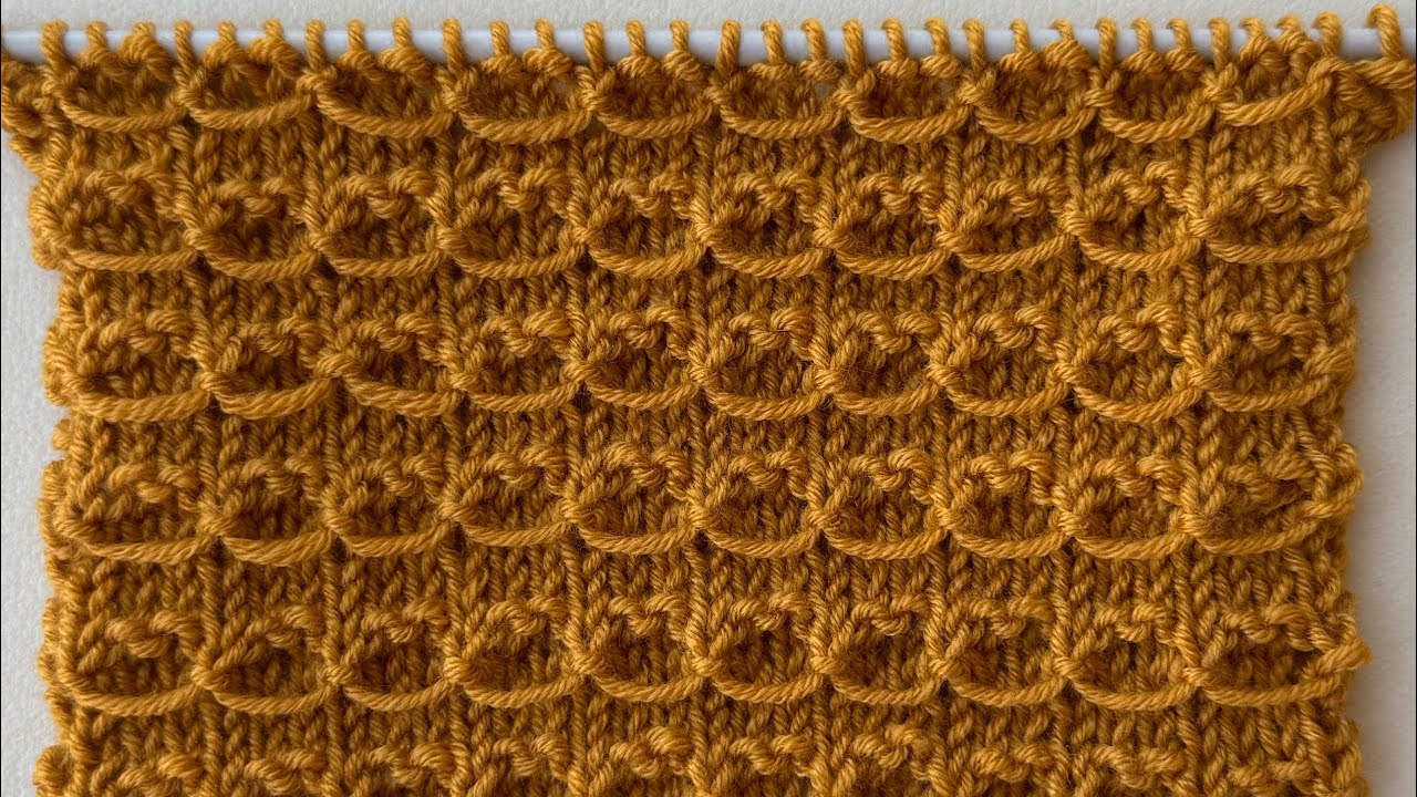Punto a maglia semplice e decorativo per sciarpe cardigan copertine. Solo diritto e rovescio. N.65🌸🌸