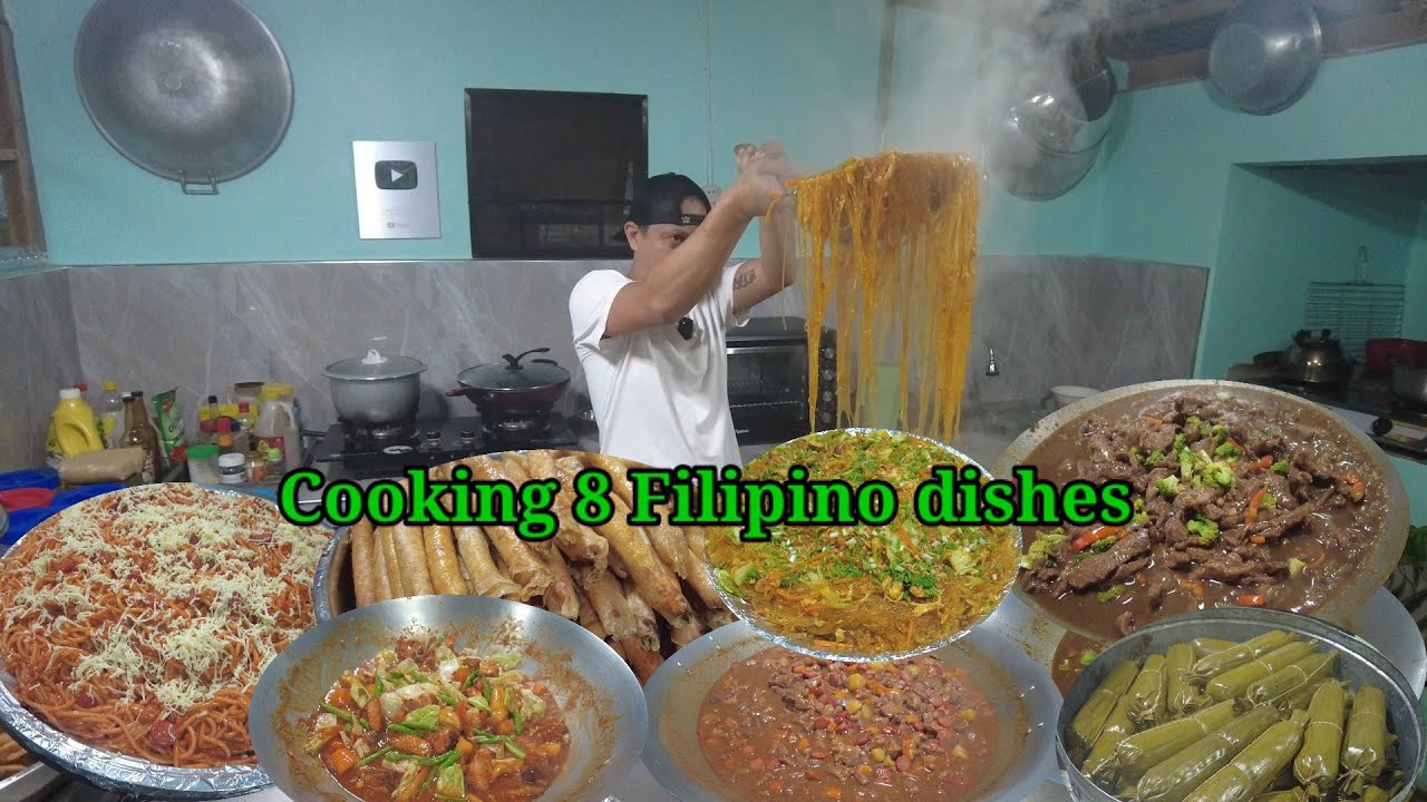 Paluto para sa Birthday Celebration | cooking eight Filipino recipes