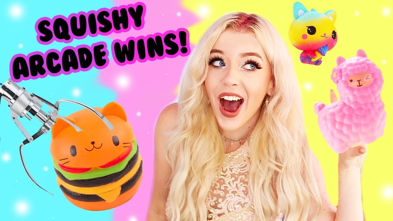 SQUISHY ARCADE WINS! WINNING EVEN MORE SQUISHIES!!!