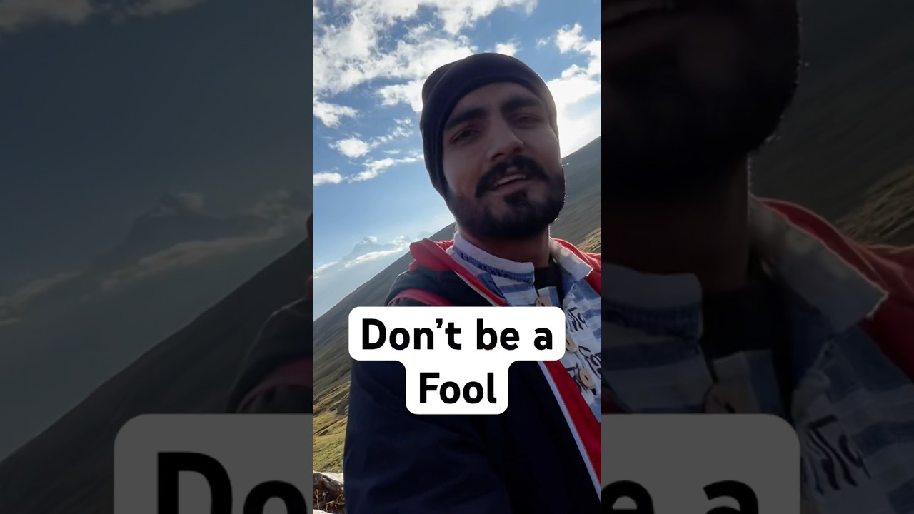 Kuari Pass trek pe scam #travel #mountains #trekking #uttrakhand #snow #sahilkhatrivlogs #fake