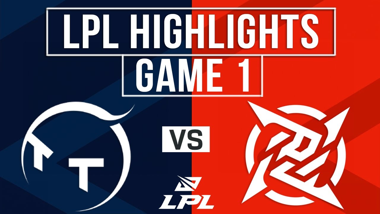 TT vs NIP Highlights Game 1 | LPL 2026 Split 1 | ThunderTalk Gaming vs Ninjas in Pyjamas