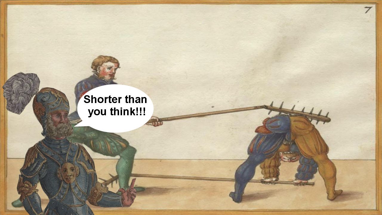 Fencing Flail: A theory on length of staff and head