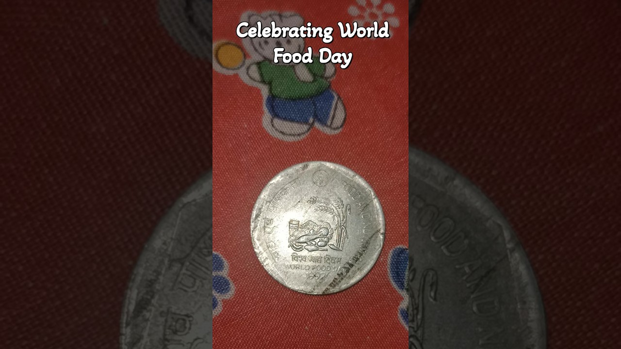 Very rare old Indian Coin of World Food Day #song #trending